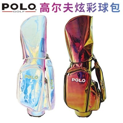 【現貨】POLO高爾夫球包  女士炫彩標準球包 防水球桿袋可裝全套球桿包-cici隨心購2