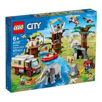 免運【小瓶子的雜貨小舖】LEGO 樂高積木 60307 City 城市系列 - 野生動物救援營