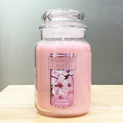 【妮蔻美妝】Yankee candle 粉紅櫻花 CHERRY BLOSSOM 623G 瓶中燭 香氛蠟燭