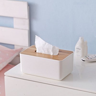 木質面紙盒 簡約面紙盒 無印風面紙盒 紙巾盒 木頭面紙盒 圓筒面紙盒-好鄰居百貨