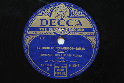 Edmundo Ros 《拉丁歌曲》 78轉 10吋 蟲膠唱片