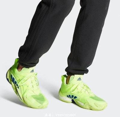 Adidas CRAZY BYW X 2.0 經典 復古 防滑 低幫 熒光綠 休閒 運動【ADIDAS x NIKE】