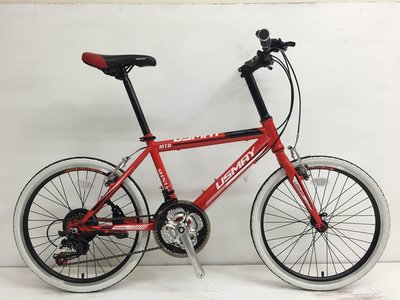 【台中-大明自行車】 USMAY 20''MINI PRO 21速小徑車(紅色)
