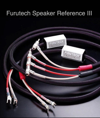 [紅騰音響]出清價 Furutech Speaker Reference III 盒裝廠製喇叭線 導體α-PCOCC α(Alpha) (2M一對)即時通可議價