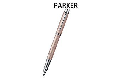 【Penworld】PARKER派克 經典幾何紋玫瑰金鋼珠筆 P0949620