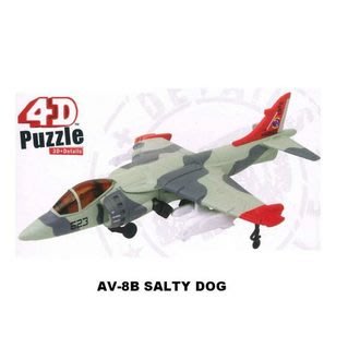 4D MASTER 60025C 立體拼組模型戰鬥機系列-AV-8B SALTY DOG【小瓶子的雜貨小舖】