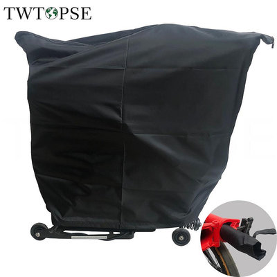 Twtopse 便攜式自行車車架隱藏式防塵罩適用於 Brompton 折疊自行車 PIKES 3SIXTY