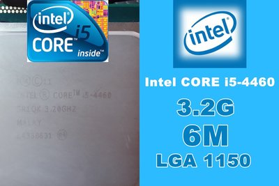 【 大胖電腦 】Intel i5-4460 CPU/1150腳位/4C4T/6M/保固30天/直購價400元