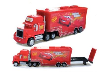 「車苑模型」汽車總動員2  Mack Hauler 95號貨櫃卡車 麥大叔運輸車 兒童玩具車閃電麥坤