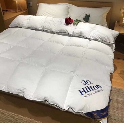 床上用品希爾頓羽絨被酒店加厚保暖棉被雙人被芯被子禮品冬被