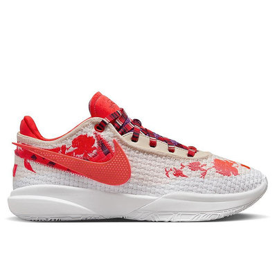 NIKE X MIMI PLANGE LEBRON XX 20 PRM CEREMONY FLORAL RED 白橘紅【FJ0724-801】