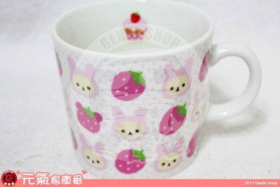 [售完]日本帶回 全新品 SAN-X Rilakkuma 懶懶妹 拉妹 懶熊 草莓 QQ粉紅蛋糕 馬克杯 -日本製