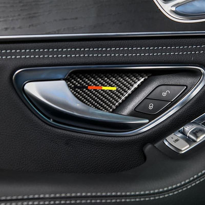 賓士 Benz AMG W213 碳纖維 內門碗 E級 門碗貼片 E200 E250 E30