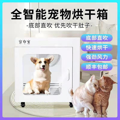 寵物烘干箱小型吹毛機家用狗狗吹水機貓咪洗澡吹干機靜音全自動Princess可可