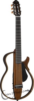 『立恩樂器』免運分期 /台南 YAMAHA 經銷商 / SLG200N 原木色 靜音古典吉他 原廠琴袋 變壓器 加送導線