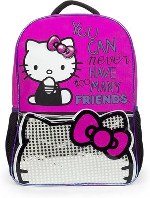 預購 美國帶回 Hello Kitty Sanrio 三麗鷗 凱蒂貓 女童最愛 雙肩後背包 逛街包 書包