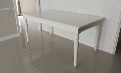 美生活館 全新 美式鄉村風格 浪漫白色家具--全新 蜜亞 象牙白 寬 168 餐桌 工作桌 寫字桌 會議桌