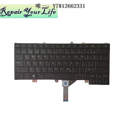 電腦零件適用 戴爾DELL Alienware 15 R3 鍵盤 CF 文字筆電配件