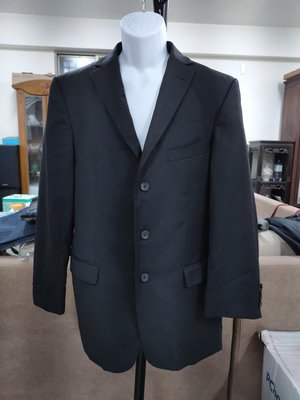 (二手)瑞士男裝品牌Strellson 黑色西裝外套 (48) (B496)
