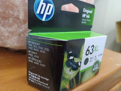 HP 原廠黑色高容量墨水匣 F6U64AA 63XL號 適用 DJ 3630/2180/1110/OfficeJet 5220