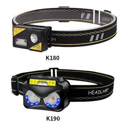XPG+LED強光頭燈 內置電池USB充電感應頭燈 輕便頭燈帽夾燈 工作頭燈/釣魚燈/汽修/工作燈維修/夜釣