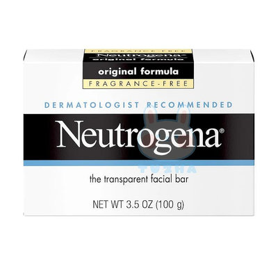 【Neutrogena 露得清】潔面皂-原味無香料(3.5oz/99g)【6377】