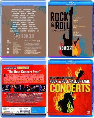 高清藍光碟 搖滾名人堂音樂會 The Rock & Roll In Concert (4碟藍光BD50)