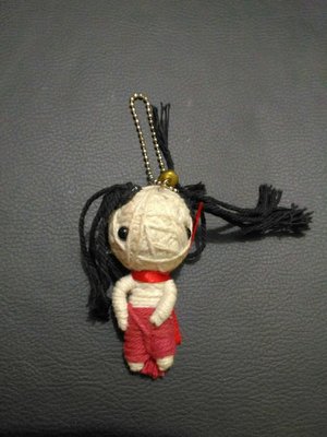 【0451】絨毛玩偶 娃娃 巫毒娃娃 吊飾 二手