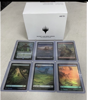 MTG 絕版 魔法風雲會 限定 哥吉拉 地牌 閃