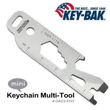 KEY-BAK Keychain Multi-Tool 多功能工具 型號：#0AC2-0101