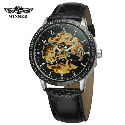 現貨男士手錶腕錶勝利者Winner 日韓潮流運動機械錶 男士商務全自動機械手錶