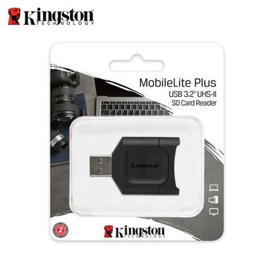 【全新】金士頓 Kingston MobileLite Plus USB 3.2 UHS-II SD 高速讀卡機 公司貨