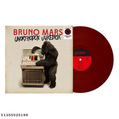 Bruno Mars 布魯諾 - Unorthodox Jukebox 專輯限定黑膠/暗紅彩膠