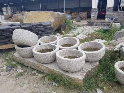 原石水缸/原石水缽（直徑40cm)