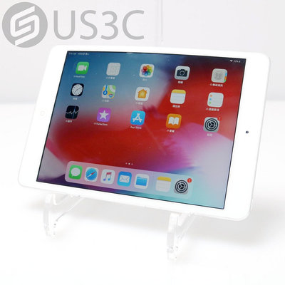 【US3C-桃園春日店】【一元起標】公司貨 Apple iPad mini 2 16G WiFi 銀 7.9吋 內建三軸陀螺儀 臉孔偵測 A7晶片  二手平板