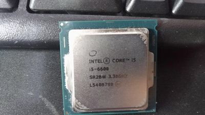 【戰】Intel Core~i5-6600~CPU 正式版~四核心~3.30 GHZ~1151 腳位~一切正常-免運費～