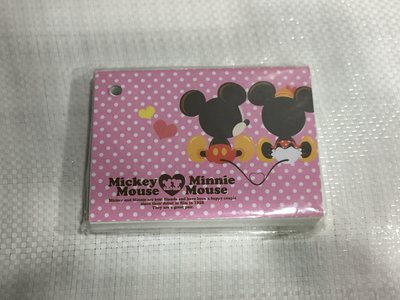 Disney 迪士尼 米奇 米妮 單字卡 Mickey Mouse Minnie memo紙 便條紙 便籤紙 辦公室小物