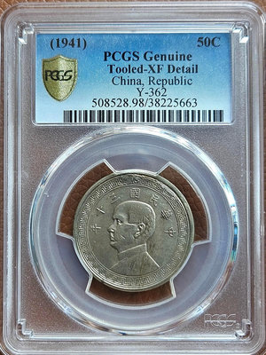 PCGS XF 布圖三十年半圓鎳幣
