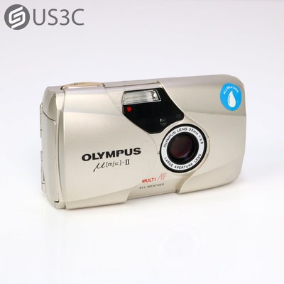 【US3C-小南門店】Olympus Mju II 35mm F2.8 喵兔 定焦版 底片相機 傻瓜相機 二手相機