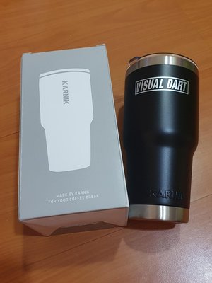 全新 韓國 KARNIK 黑色 不鏽鋼 保溫杯 冰霸杯 900ml