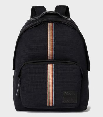 代購Polo Ralph Lauren Stripe Backpack都會雅痞休閒氣質彩虹織帶點綴後背包