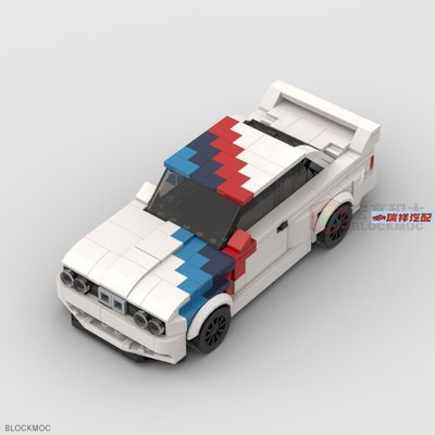 【飛鴻汽配】兼容樂高 MOC科技系列 寶馬E30 M3 超級經典汽車模型益智積木玩具給男孩女孩的禮物