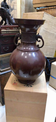 日本銅花瓶983