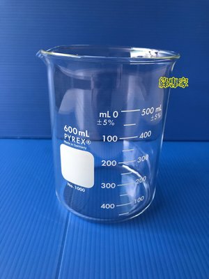 綠專家- 進口Pyrex『800ml低型燒杯』 玻璃燒杯 實驗杯 玻璃量杯