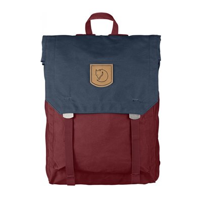 瑞典Fjallraven小狐狸北極狐Foldsack No.1 G1000信封式復古後背包信封包24210公牛紅/海軍藍