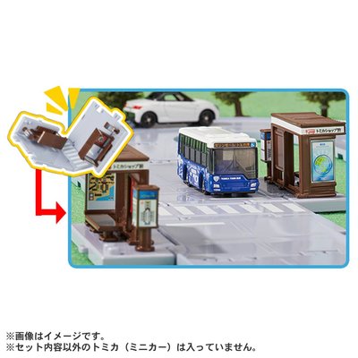 《HT》純日貨TOMICA TOMY 多美巴士站&amp;巴士（海濱線規格） 209614