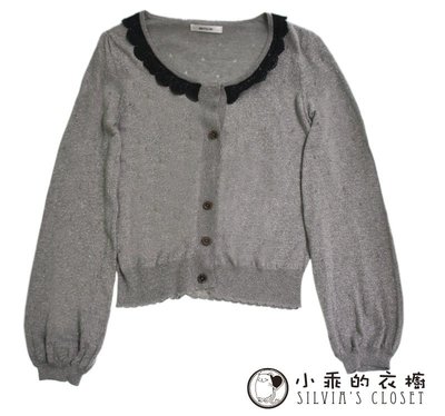 專櫃品牌MA TSU MI瑪之蜜-金蔥針織短版長袖外套 Size:M [CO-002] 小乖的衣櫥