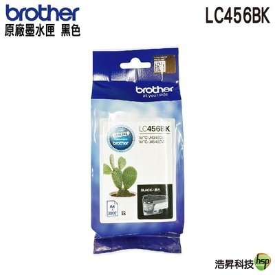 【浩昇科技】Brother LC456 BK 原廠黑色墨水匣 適用 MFC-J4340DW J4540DW