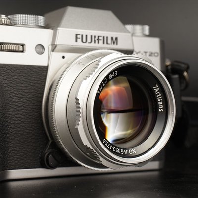 七工匠35mm f1.2人像微單鏡頭適用 for 富士 FujifilmXT20尼康 nikon Z50/ 索尼 son