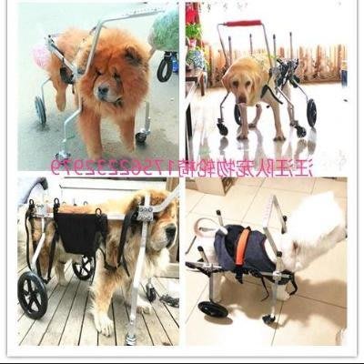 現貨 寵物推車四輪代步后肢殘疾癱瘓康復輪椅P狗康復車動物輔助寵物支架狗輪椅